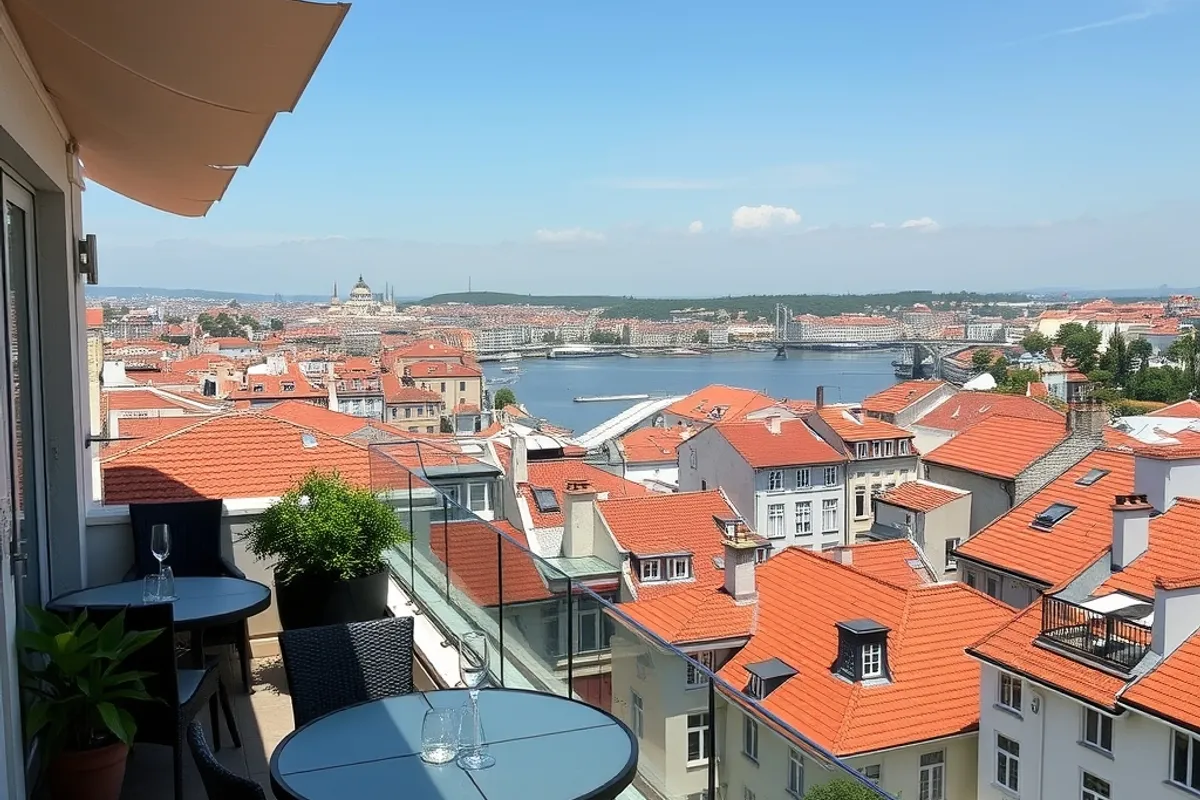 A rooftop like this one sells the whole trip, but check whether the terrace stays open in winter.