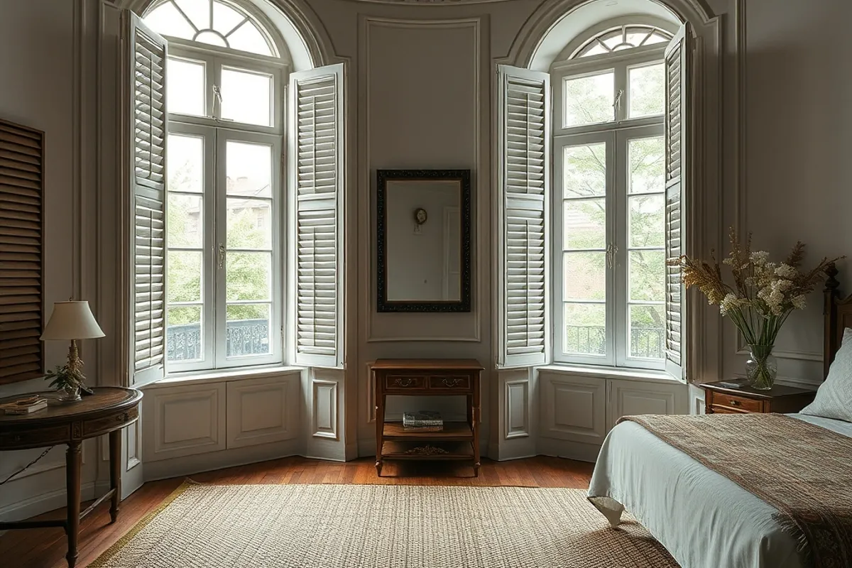Tall shuttered windows are the standard in old Lisbon buildings, and they work.